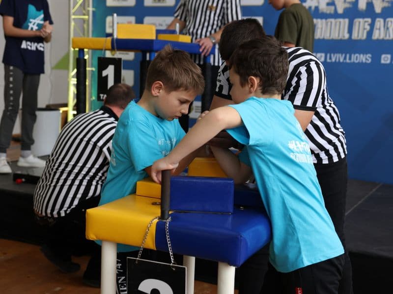 Чемпіонат м. Львова з армрестлінгу серед школярів