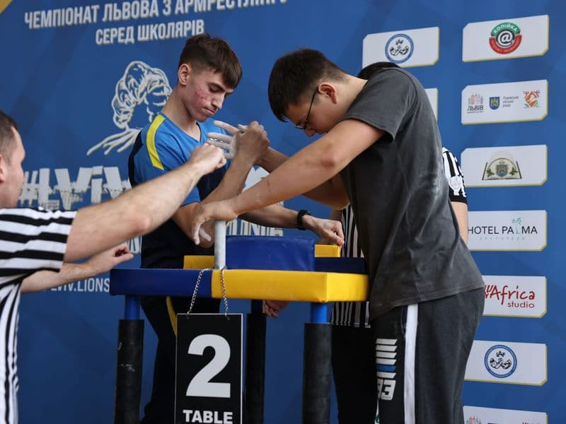 Чемпіонат м. Львова з армрестлінгу серед школярів