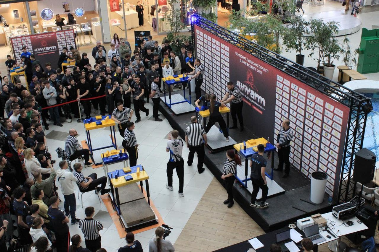 Підсумки Чемпіонату Львівської області 2026 з армрестлінгу 