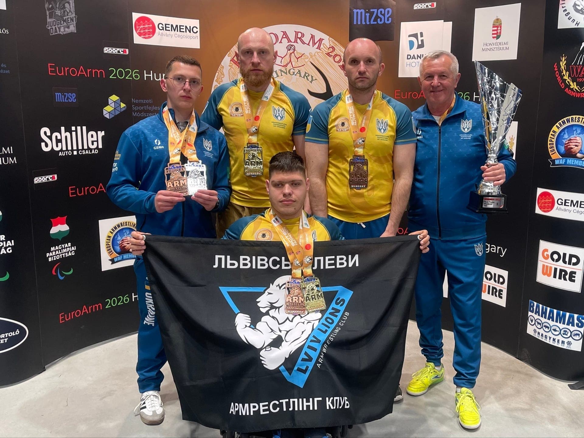 СПОРТСМЕНИ ЛЬВІВЩИНИ ЗДОБУЛИ 22 МЕДАЛІ НА ЧЕМПІОНАТІ ЄВРОПИ З АРМРЕСТЛІНГУ!